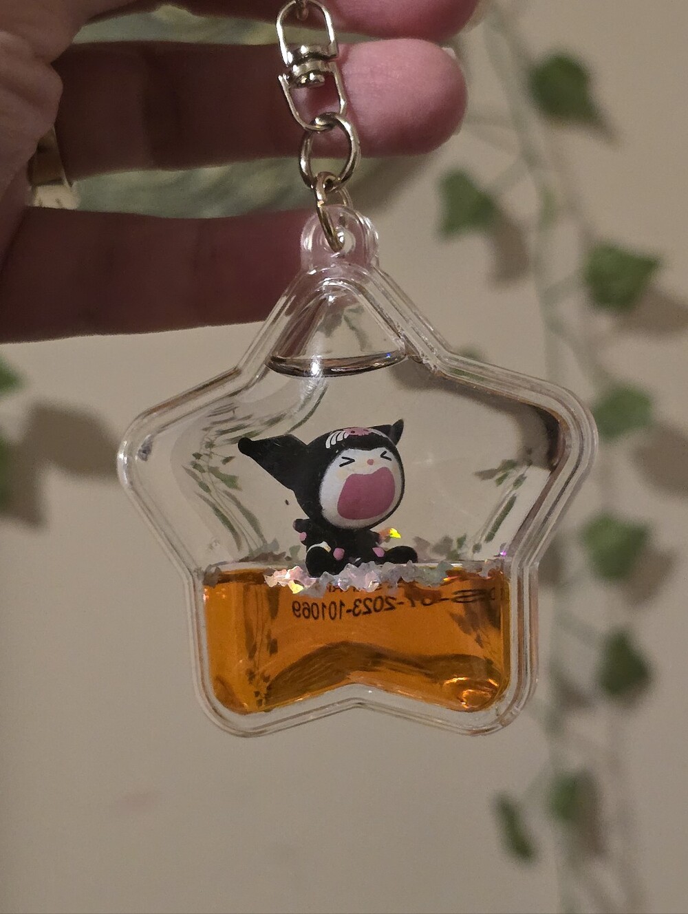 Halloween Tsunameez Sanrio Hello Kitty & Friends Kuromi crying Floaty Key Chain